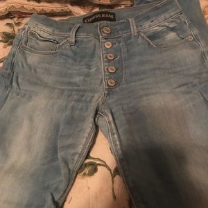 Women Express Jeans Button Fly in size 4